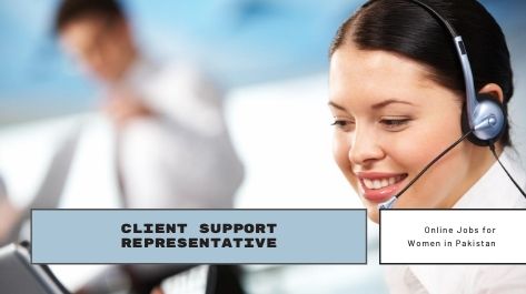Client Support Representative jobs for female in Pakistan