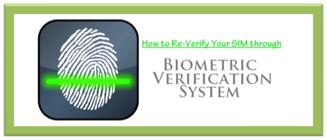 Biometric Verification Check Sims on CNIC