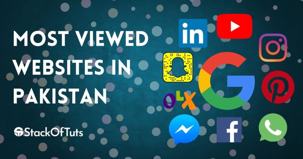 Most viewed websites in Pakistan