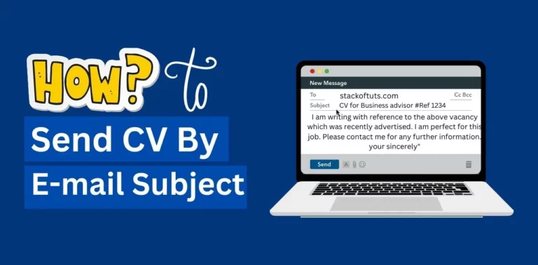 How to send a CV by Crafting the Perfect Email Subject Line?