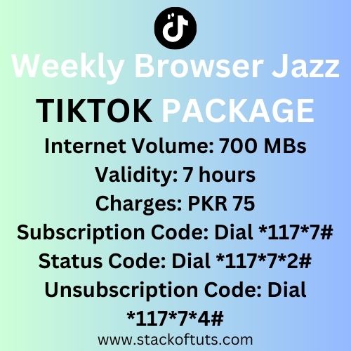 Weekly Browser Jazz TikTok Package