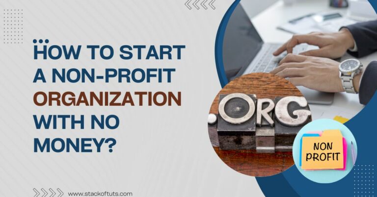 How to start a non-profit organization with no money?